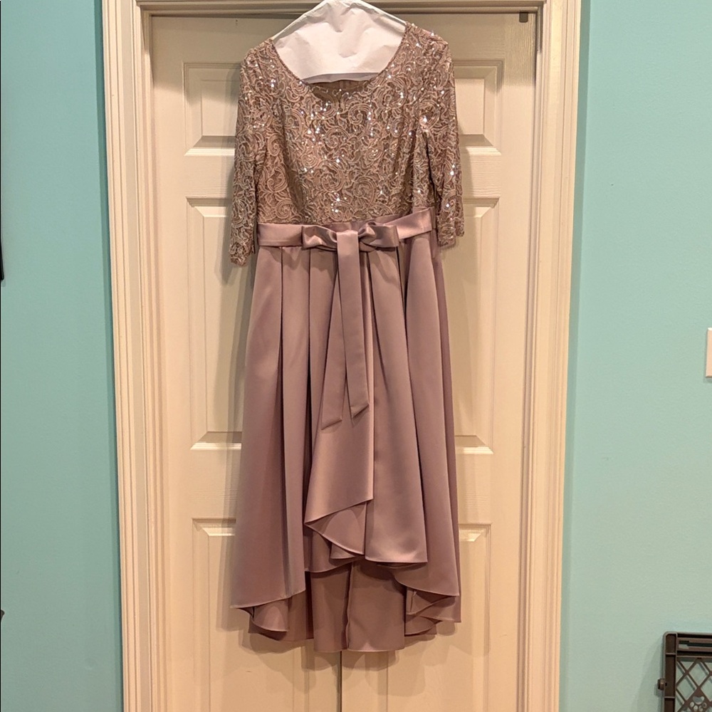 Alex Evenings Elegant Lace and Sequin